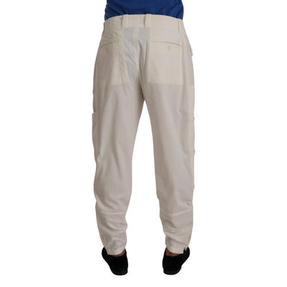Sleek Dolce Gabbana Cargo Pants with Button Closure &