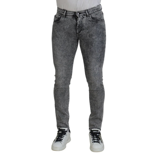 Sleek Dolce & Gabbana grey skinny jeans MainLine Authentic