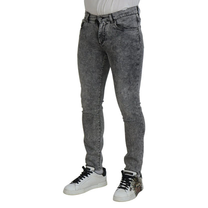 Sleek Dolce & Gabbana grey skinny jeans MainLine Authentic
