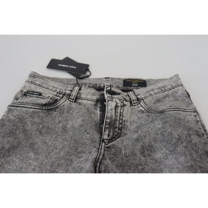 Sleek Dolce & Gabbana grey skinny jeans MainLine Authentic