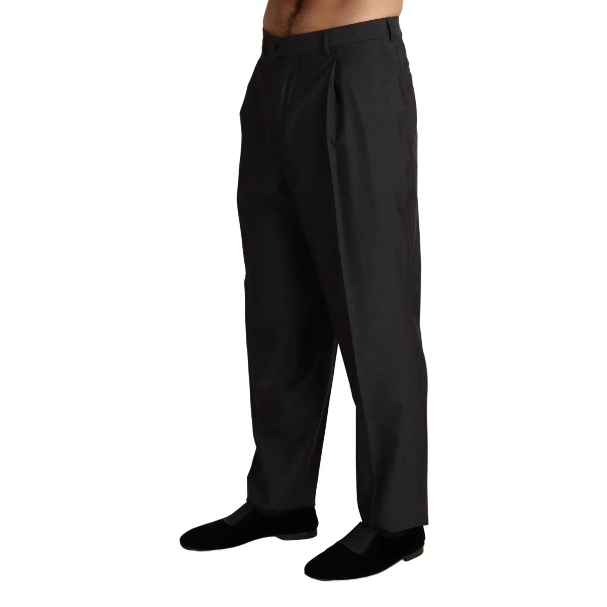 Sleek Dolce Gabbana Italian Style Skinny Dress Pants with Zip Closure &