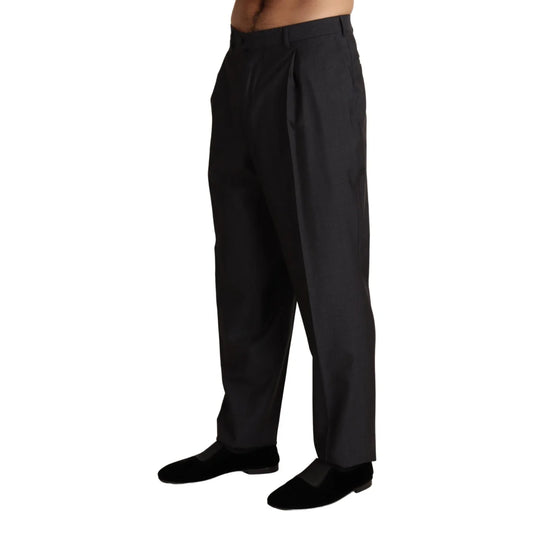 Sleek Dolce Gabbana Italian Style Skinny Dress Pants with Zip Closure &