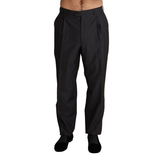 Sleek Dolce Gabbana Italian Style Skinny Dress Pants with Zip Closure &