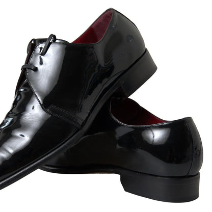 Sleek Italian Patent Leather Dress Shoes by Dolce & Gabbana
