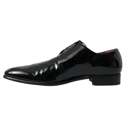 Sleek Italian Patent Leather Dress Shoes by Dolce & Gabbana