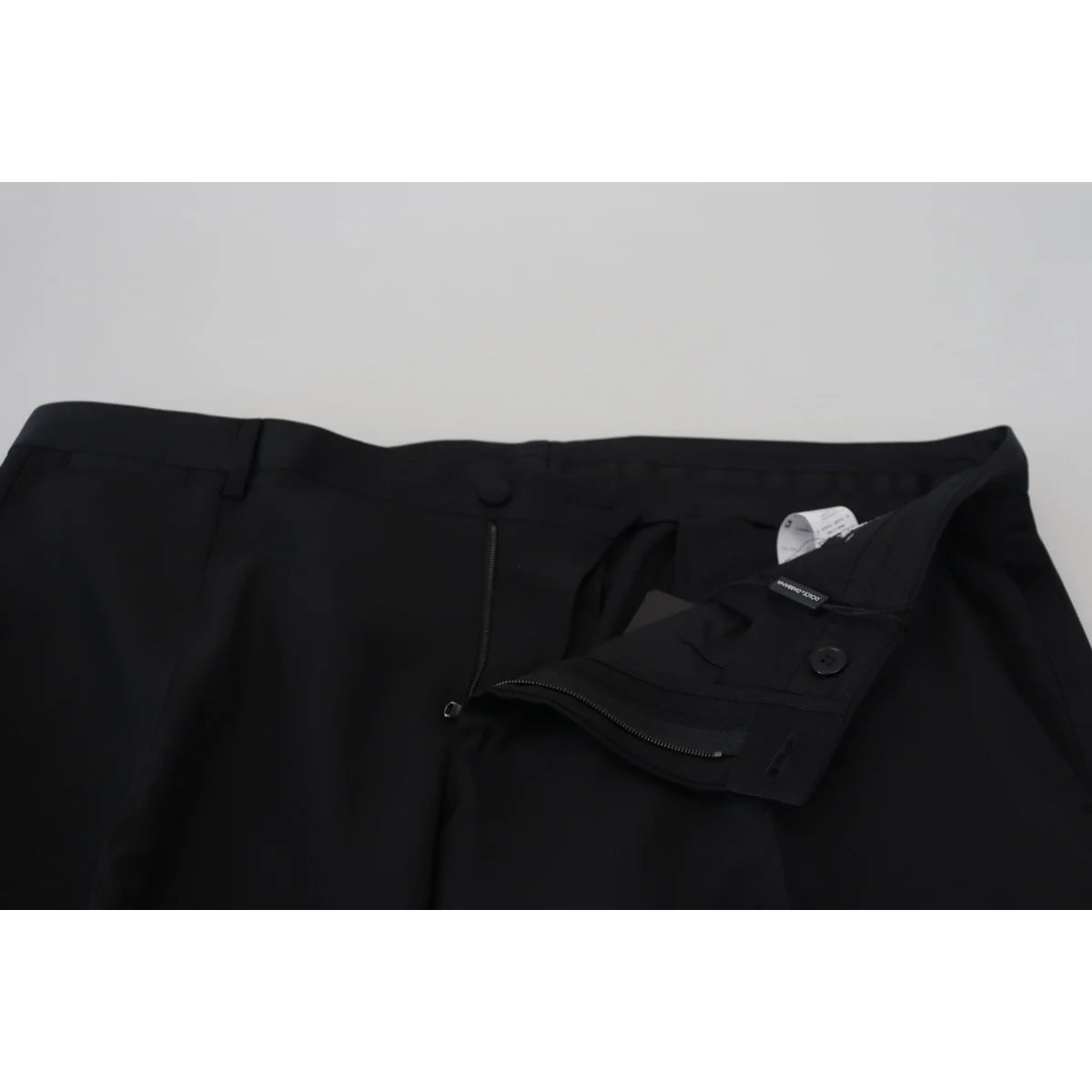 Sleek Italian Style Dolce Gabbana Slim Fit Dress Trousers &