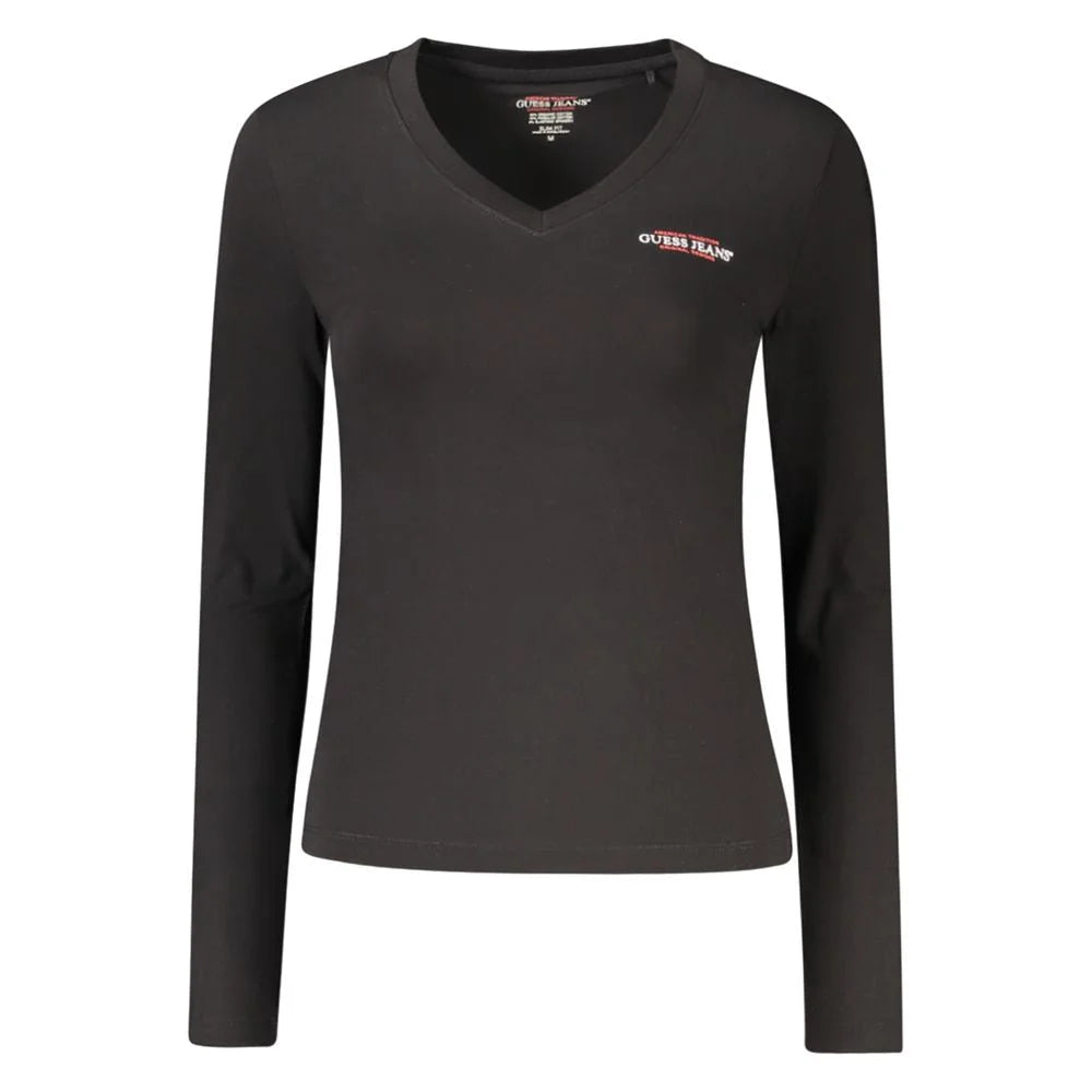 Sleek Slim Fit V-Neck Long Sleeve Guess Jeans for Confident Style