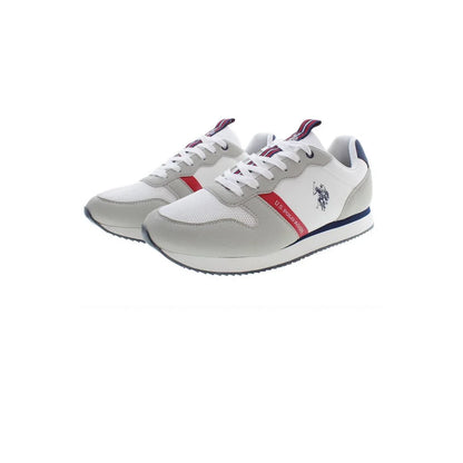 Sleek Style White Polyester Men Sneaker by U.S. POLO ASSN ASSN.