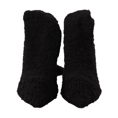 Spellbinding Dolce & Gabbana Black Magic Stretch Sock Boots