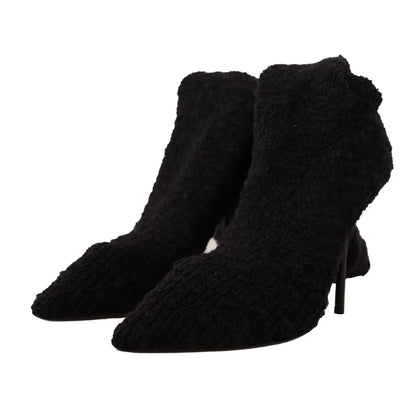 Spellbinding Dolce & Gabbana Black Magic Stretch Sock Boots