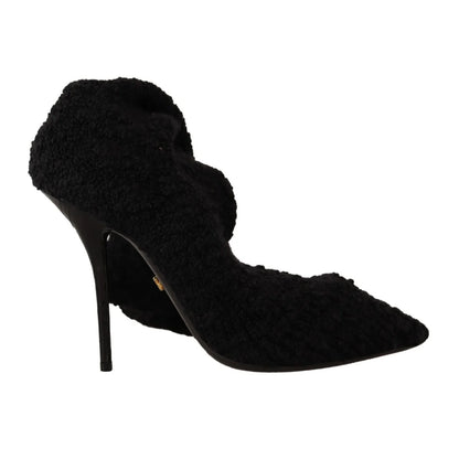 Spellbinding Dolce & Gabbana Black Magic Stretch Sock Boots