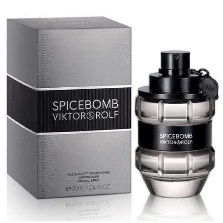 Bold Spicebomb Eau Warm Spicy Fragrance Infused with Pink Pepper Men’s Cologne Viktor &amp; Rolf