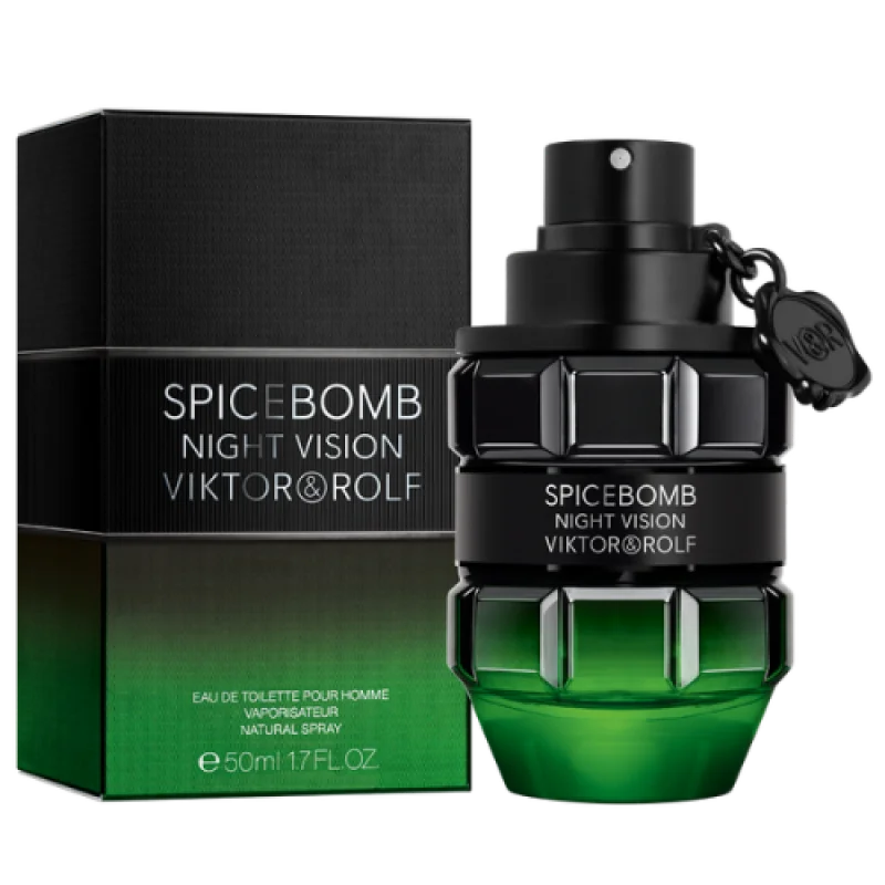 Spicebomb Night Vision Fresh Granny Smith Apple Meets Sensual Spice Notes Men’s Cologne Viktor &amp; Rolf