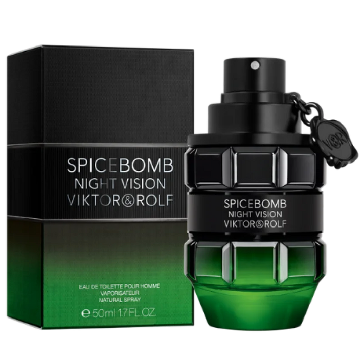Spicebomb Night Vision Fresh Granny Smith Apple Meets Sensual Spice Notes Men’s Cologne Viktor &amp; Rolf