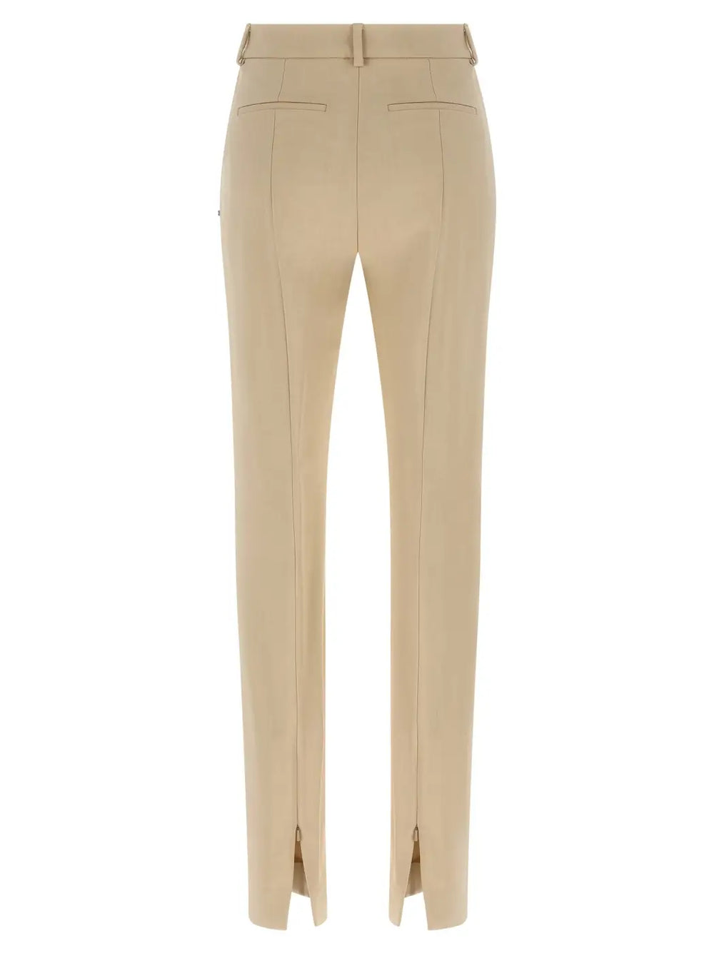 Sportmax Beige Viscose Dress Pants