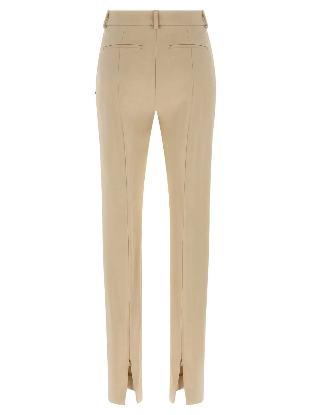 Sportmax Beige Viscose Dress Pants