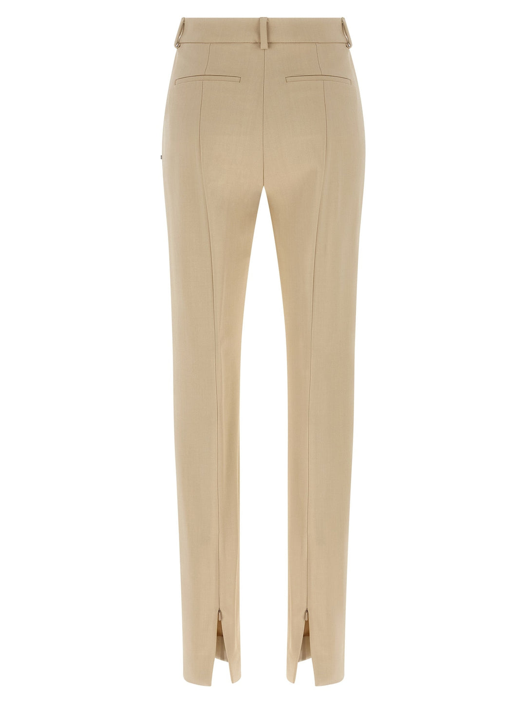 Sportmax Beige Viscose Dress Pants