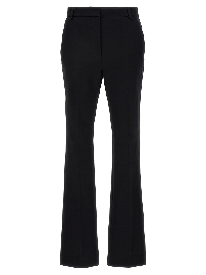 Sportmax Black Cotton Casual Pants