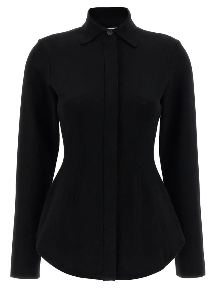 Sportmax Black Viscose Blouse