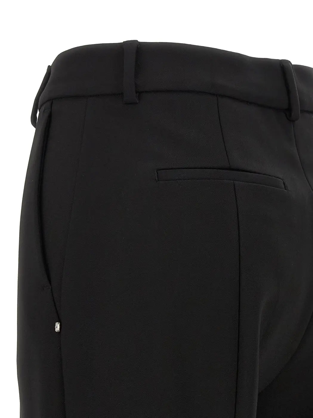Sportmax Black Viscose Casual Pants