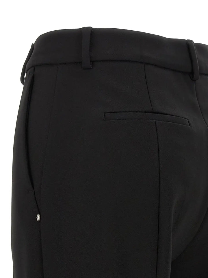 Sportmax Black Viscose Casual Pants