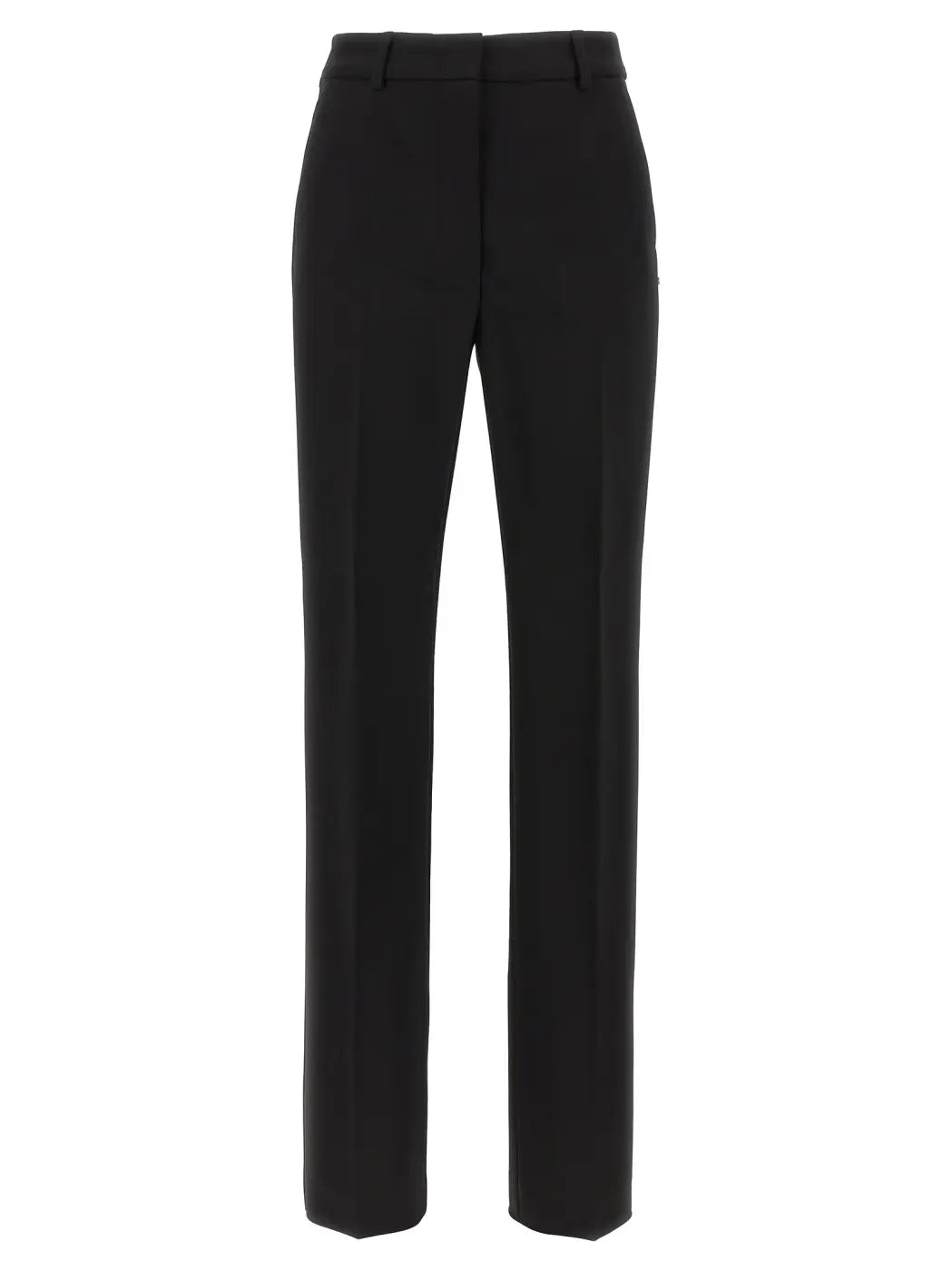 Sportmax Black Viscose Casual Pants