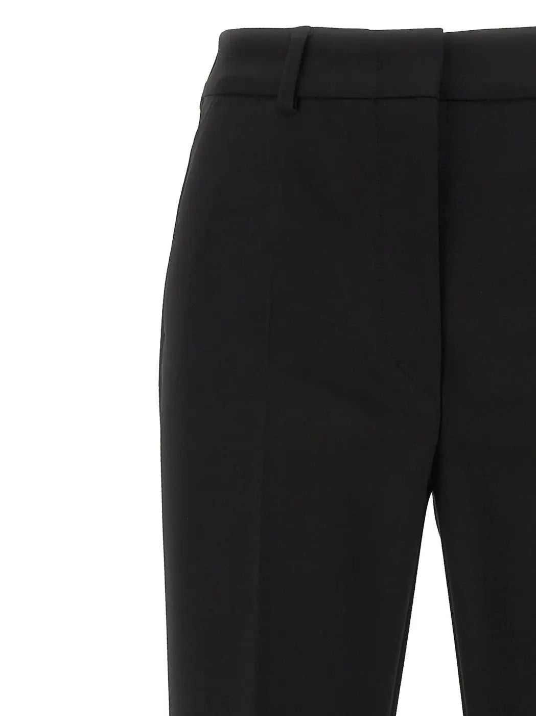 Sportmax Black Viscose Casual Pants