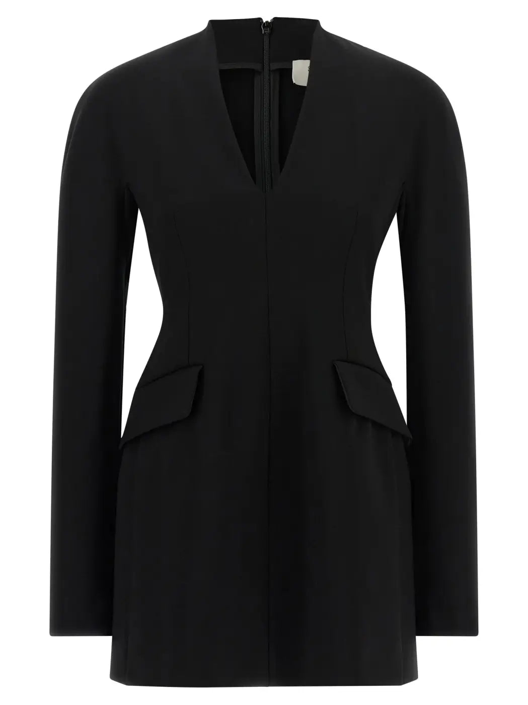 Sportmax Black Viscose Short Dress