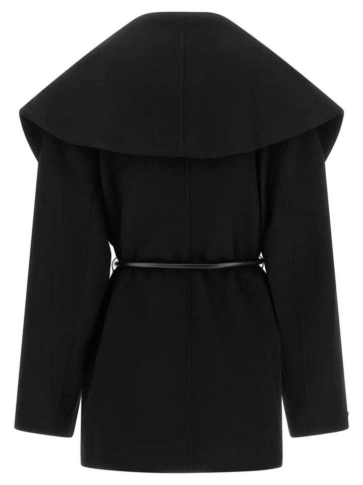 Sportmax Black Wool Coat