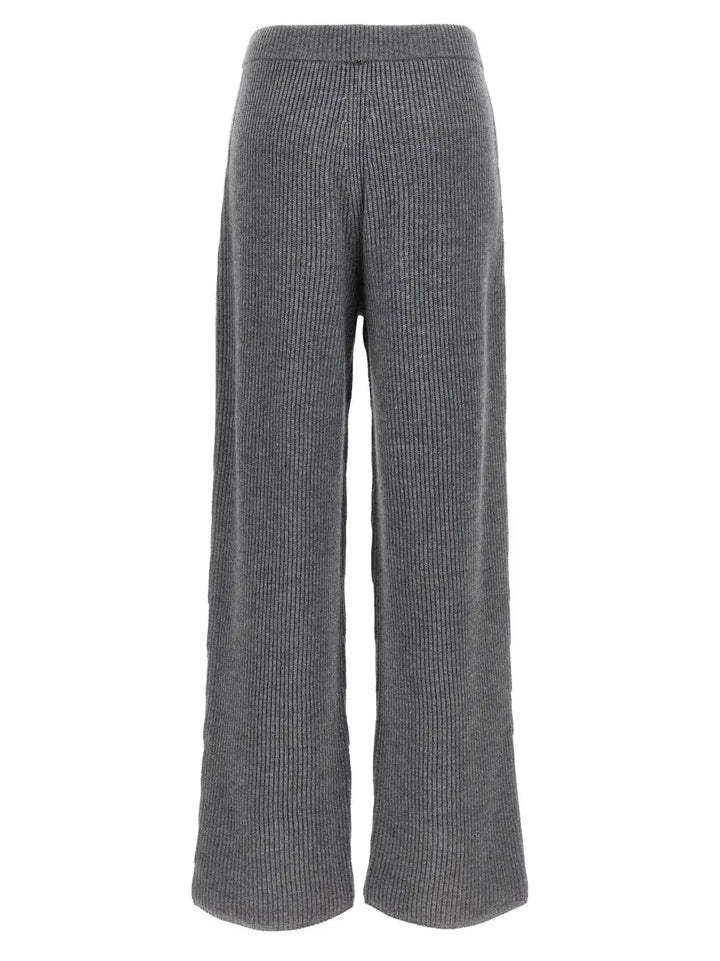 Sportmax Gray Wool Casual Pants