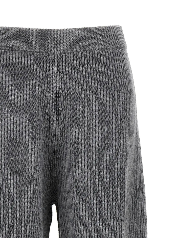 Sportmax Gray Wool Casual Pants