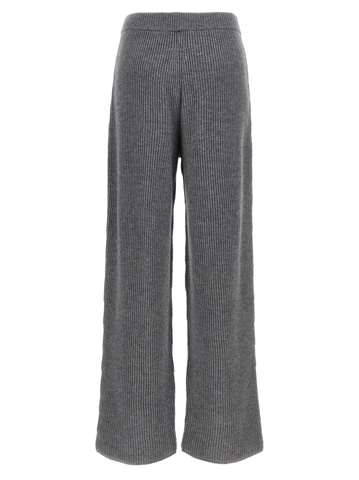 Sportmax Gray Wool Casual Pants