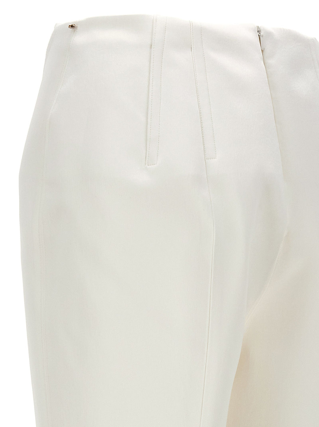 Sportmax White Acetate Dress Pants