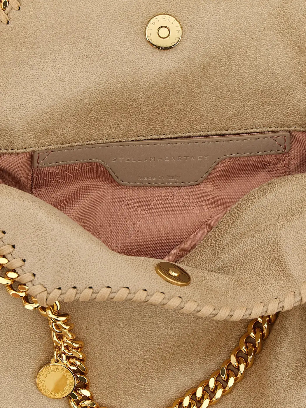 Stella Mccartney Beige Polyester Shoulder Bag