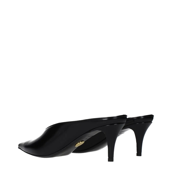 Stella Mccartney Black Leather High Heel Pumps