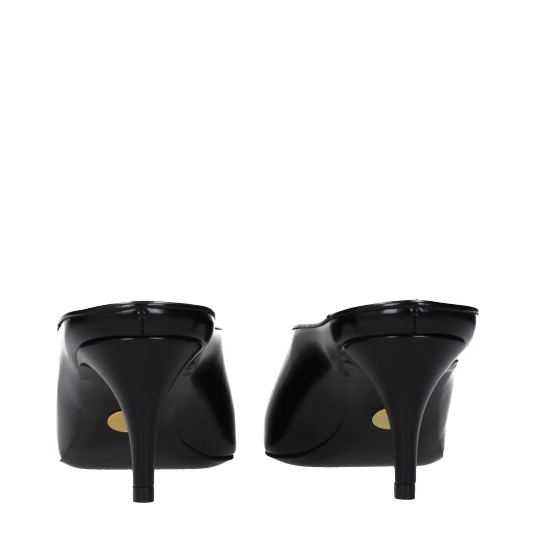 Stella Mccartney Black Leather High Heel Pumps