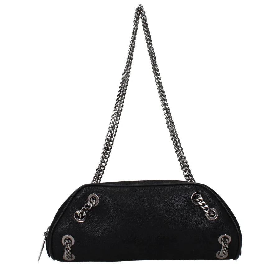 Stella McCartney Black Leather Shoulder Bag