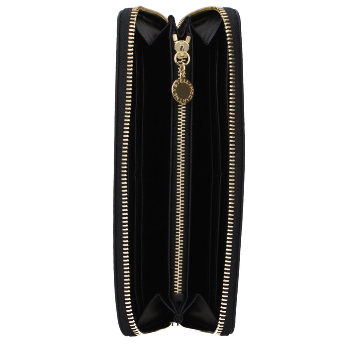 Stella Mccartney Black Leather Wallet