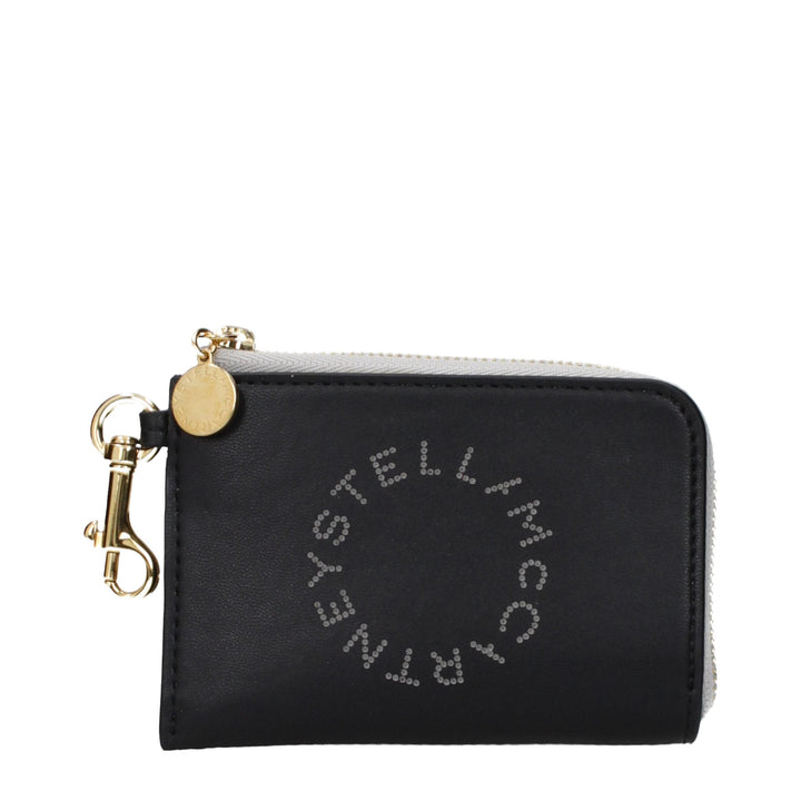 Stella Mccartney Black Leather Wallet