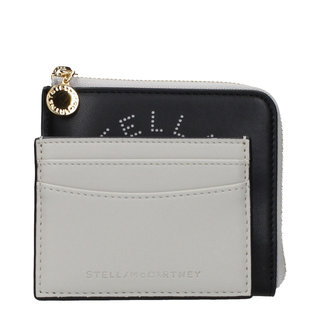 Stella Mccartney Black Leather Wallet