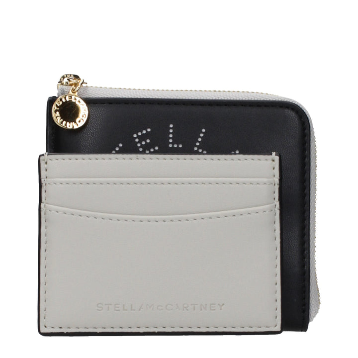 Stella Mccartney Black Leather Wallet