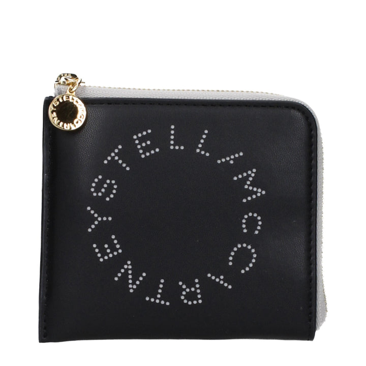 Stella Mccartney Black Leather Wallet