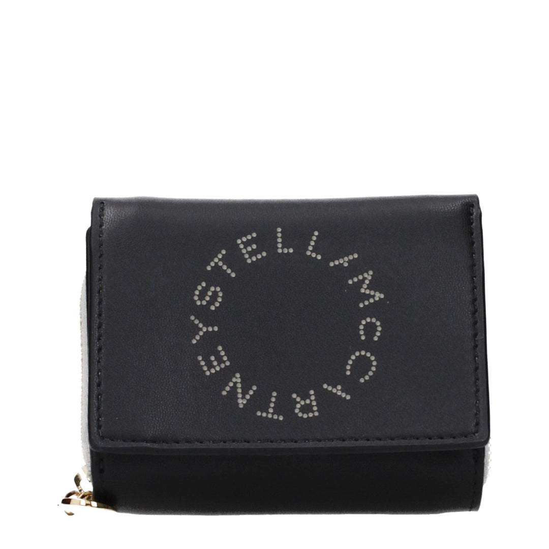 Stella Mccartney Black Leather Wallet