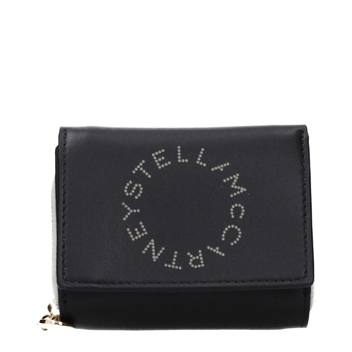 Stella Mccartney Black Leather Wallet
