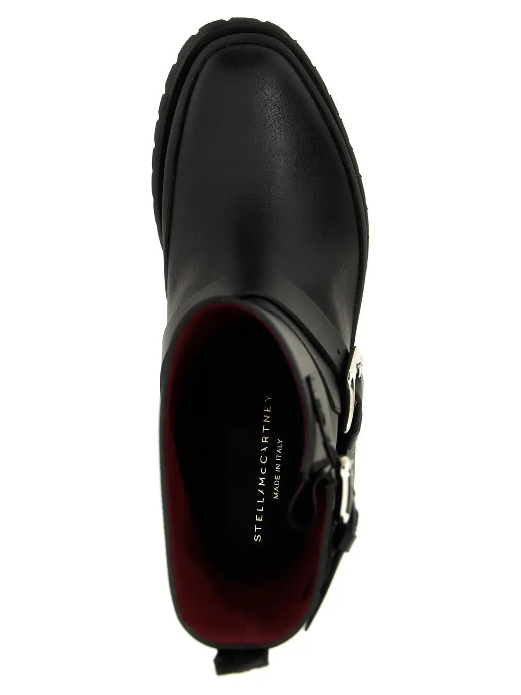 Stella Mccartney Black Polyester Ankle Boots