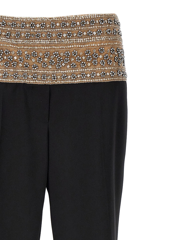 Stella Mccartney Black Wool Dress Pants