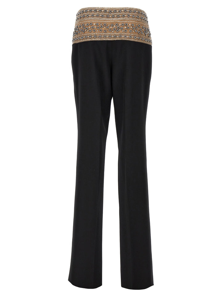 Stella Mccartney Black Wool Dress Pants