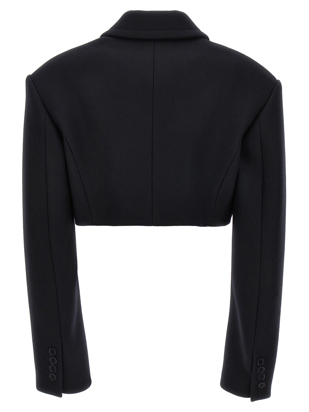 Stella McCartney Black Wool Full-Length Jacket