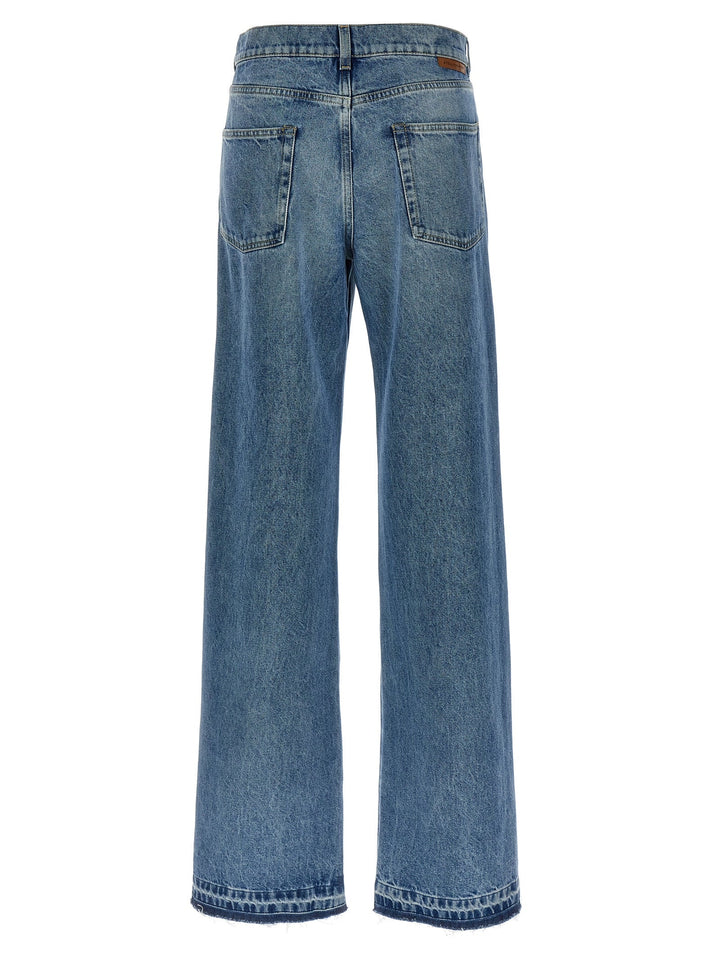 Stella Mccartney Blue Cotton Jeans Denim