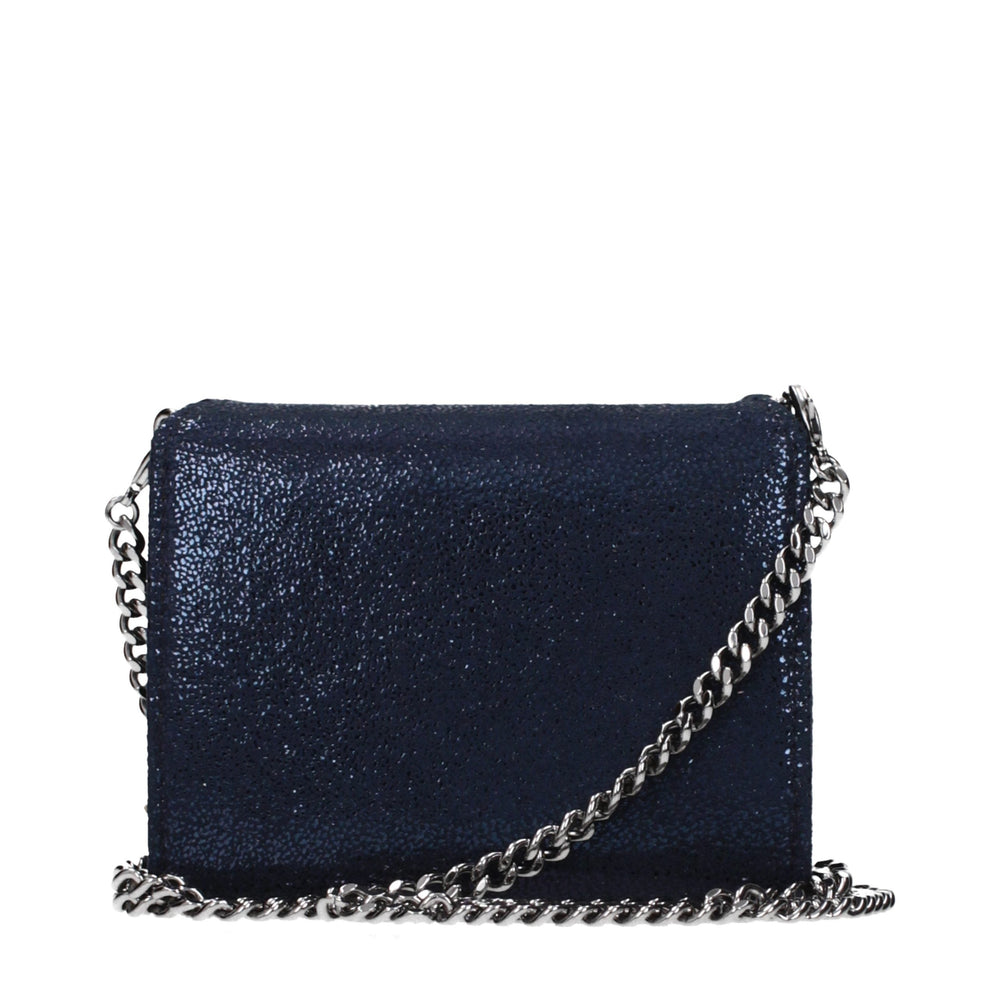 Stella Mccartney Blue Leather Wallet